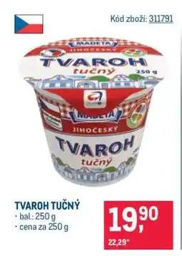 Makro Tvaroh tučný nabídka