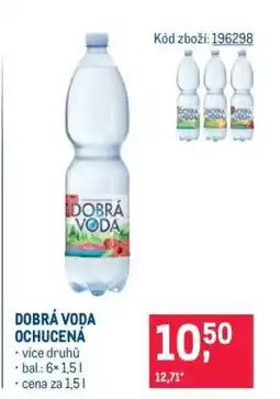 Makro DOBRÁ VODA OCHUCENÁ nabídka