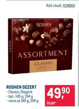 Makro Roshen dezert nabídka