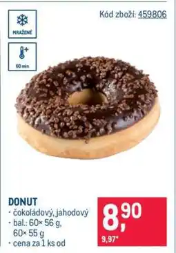 Makro Donut nabídka