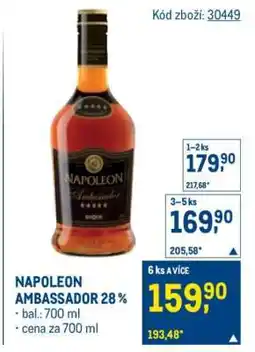 Makro Napoleon Ambassador 28 % nabídka