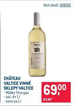 Makro Château Valtice Vinné sklepy Valtice nabídka