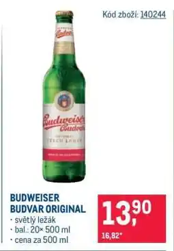 Makro Budweiser Budvar original nabídka