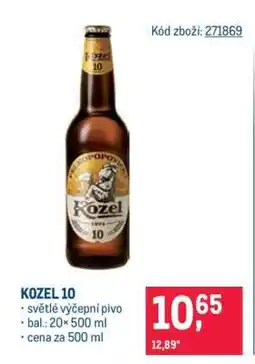 Makro KOZEL 10° nabídka