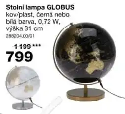 Sconto Globus stolní lampa nabídka