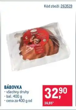 Makro Bábovka nabídka