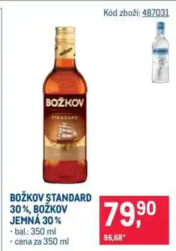 Makro BOŽKOV STANDARD 30 %, BOŽKOV JEMNÁ 30 % nabídka