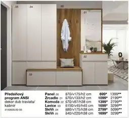 Sconto Předsíňový program ANSI nabídka