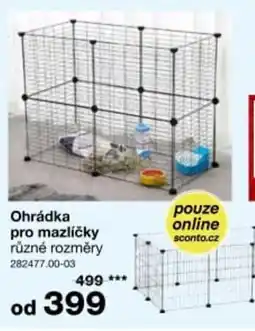 Sconto Ohrádka pro mazlíčky nabídka