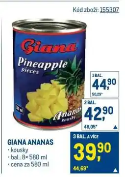 Makro Giana Ananas nabídka