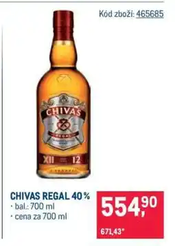 Makro Chivas Regal 40 % nabídka