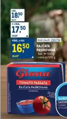 Makro RAJČATA PASÍROVANÁ nabídka