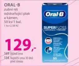 Hebe Oral-B zubní nit odstraňující plak a kámen nabídka