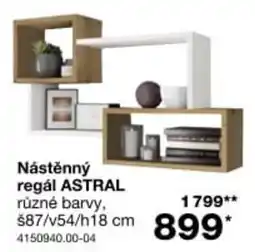 Sconto Astral nástěnný regál nabídka