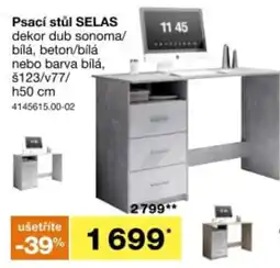 Sconto Selas psací stůl nabídka