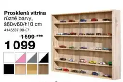 Sconto Prosklená vitrina nabídka
