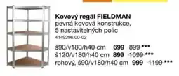 Sconto Fieldman kovový regál nabídka