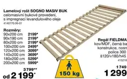 Sconto Lamelový rošt Sogno masiv buk nabídka