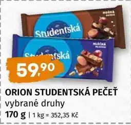 Terno Orion Studentská pečeť nabídka