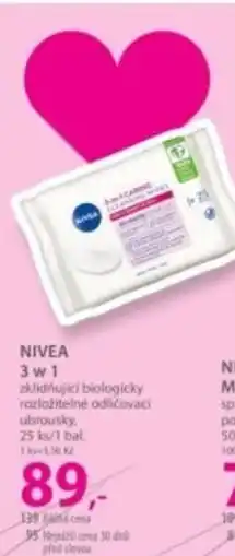Hebe Nivea 3 v 1 nabídka