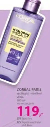 Hebe L'Oréal Paris vypíňující micelární voda nabídka