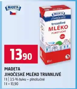 Terno MADETA Jihočeské Mléko trvanlivé nabídka