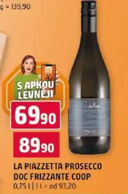 Terno LA PIAZZETTA PROSECCO DOC FRIZZANTE COOP nabídka