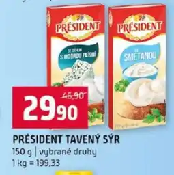 Terno Président tavený sýr nabídka