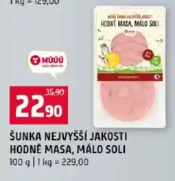 Terno ŠUNKA NEJVYŠŠÍ JAKOSTI HODNĚ MASA, MÁLO SOLI nabídka