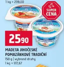 Terno Madeta Jihočeské Pomazánkové tradiční nabídka