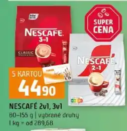 Terno NESCAFÉ 2V1, 3V1 nabídka