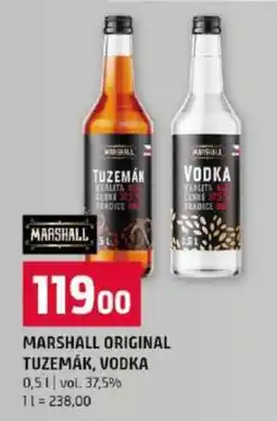 Terno MARSHALL ORIGINAL TUZEMÁK, VODKA nabídka