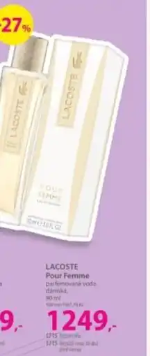 Hebe Lacoste Pour Femme nabídka
