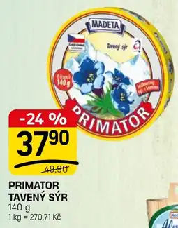 Flop Primator tavený sýr nabídka