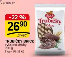 Flop Brick trubičky kakao nabídka
