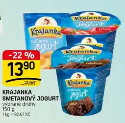 Flop Krajanka smetanový jogurt nabídka