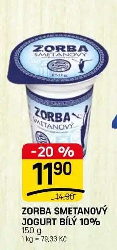 Flop Zorba smetanový jogurt bílý 10% nabídka