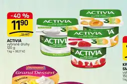 Flop Activia vybrané druhy nabídka