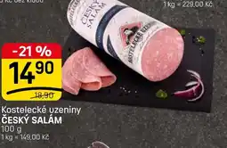 Flop Kostelecké uzeniny Český salám nabídka