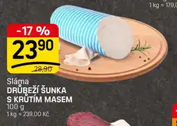 Flop Sláma drůbeží šunka s krůtím masem nabídka