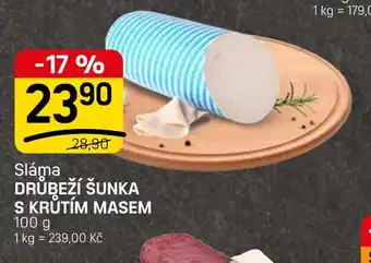 Flop Sláma drůbeží šunka s krůtím masem nabídka