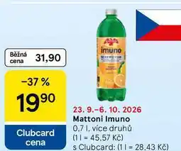 Tesco Mattoni Imuno, 0,7 l, více druhů nabídka
