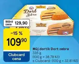 Tesco Můj dortík Dort zebra nabídka