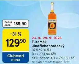 Tesco Tuzemák Jindřichohradecký 37,5 % nabídka
