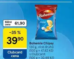 Tesco Bohemia Chipsy, 130 g, více druhů nabídka