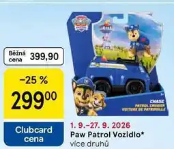 Tesco Paw Patrol Vozidlo, více druhů nabídka