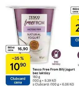 Tesco Tesco Free From Bílý jogurt bez laktózy nabídka