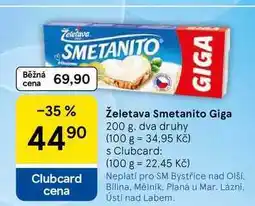 Tesco Želetava Smetanito Giga nabídka