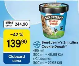 Tesco Ben & Jerry's Zmrzlina nabídka