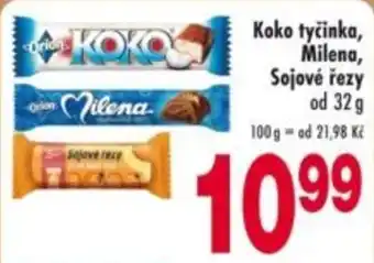 Koko tyčinka, Milena, Sojové řezy